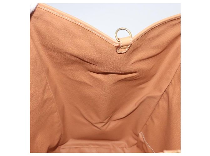 Céline Borsa tote in tela Macadam CELINE in pelle PVC marrone oro Auth mr2036 D'oro - vista 20