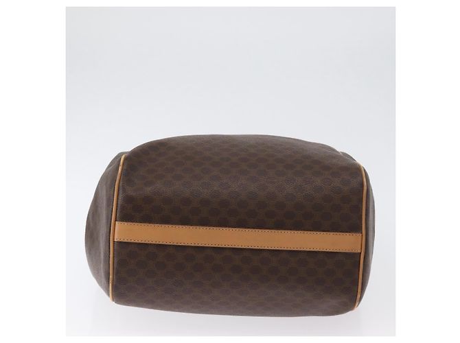 Céline Borsa tote in tela Macadam CELINE in pelle PVC marrone oro Auth mr2036 D'oro - vista 5