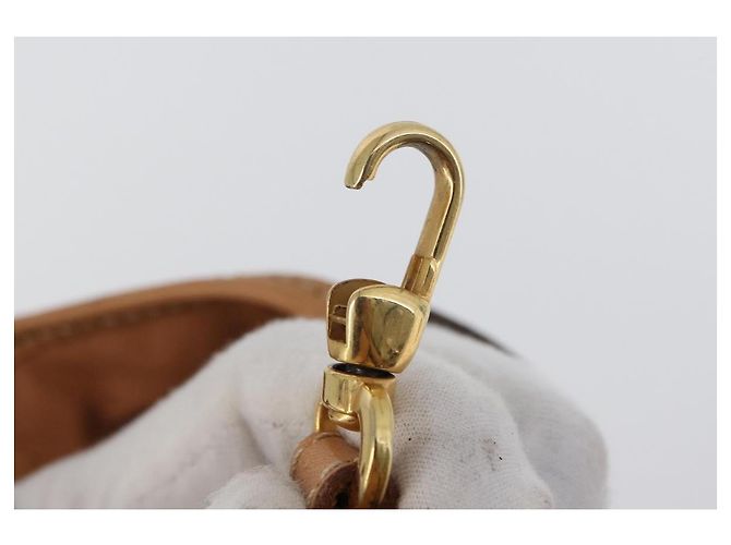 Céline Borsa tote in tela Macadam CELINE in pelle PVC marrone oro Auth mr2036 D'oro - vista 9