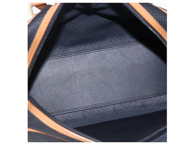 SAINT LAURENT Borsa a Mano PVC Nero Oro Auth fm5207 D'oro - vista 11