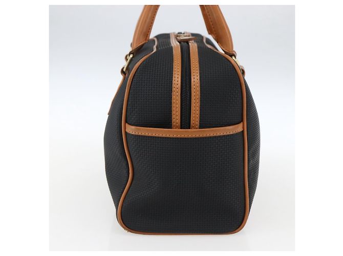 SAINT LAURENT Borsa a Mano PVC Nero Oro Auth fm5207 D'oro - vista 3