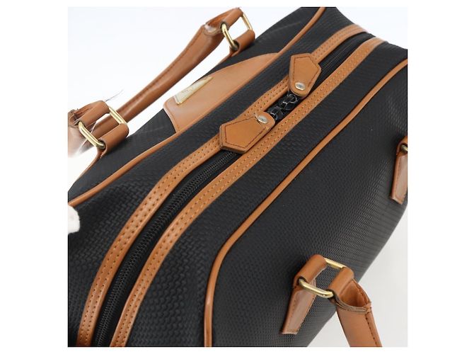 SAINT LAURENT Borsa a Mano PVC Nero Oro Auth fm5207 D'oro - vista 6