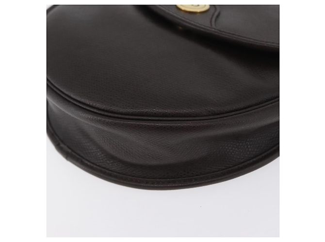 Borsa a Spalla Christian Dior in Pelle Marrone Oro Auth BA11045 D'oro - vista 14