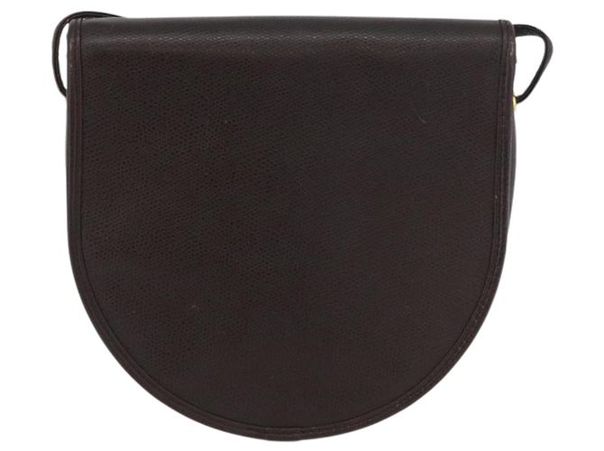 Borsa a Spalla Christian Dior in Pelle Marrone Oro Auth BA11045 D'oro - vista 2