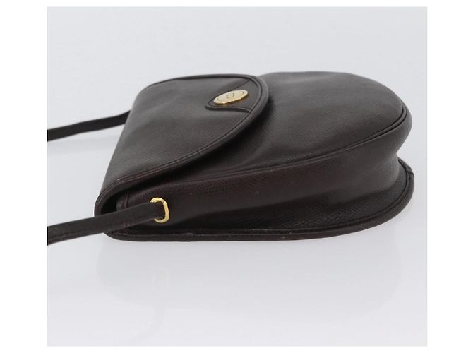 Borsa a Spalla Christian Dior in Pelle Marrone Oro Auth BA11045 D'oro - vista 4
