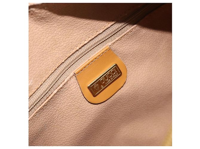 Gucci Bolso Boston Mini Micro GG Supreme en PVC Beige Dorado 000 39 0158 Auth ki6510 - view 17
