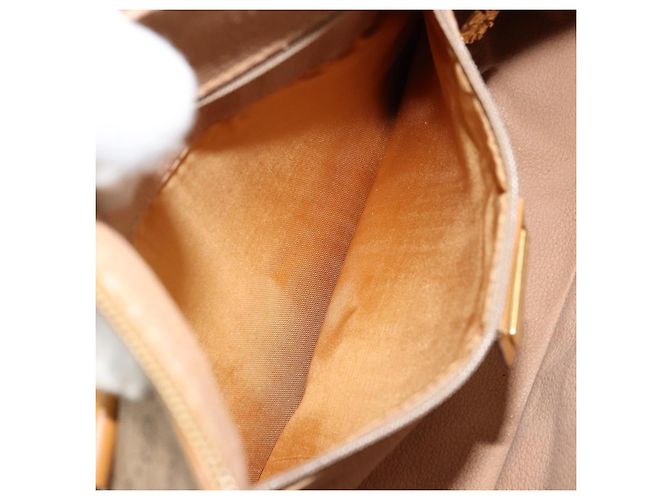 Gucci Bolso Boston Mini Micro GG Supreme en PVC Beige Dorado 000 39 0158 Auth ki6510 - view 21