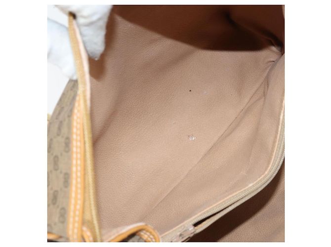 Gucci Bolso Boston Mini Micro GG Supreme en PVC Beige Dorado 000 39 0158 Auth ki6510 - view 23