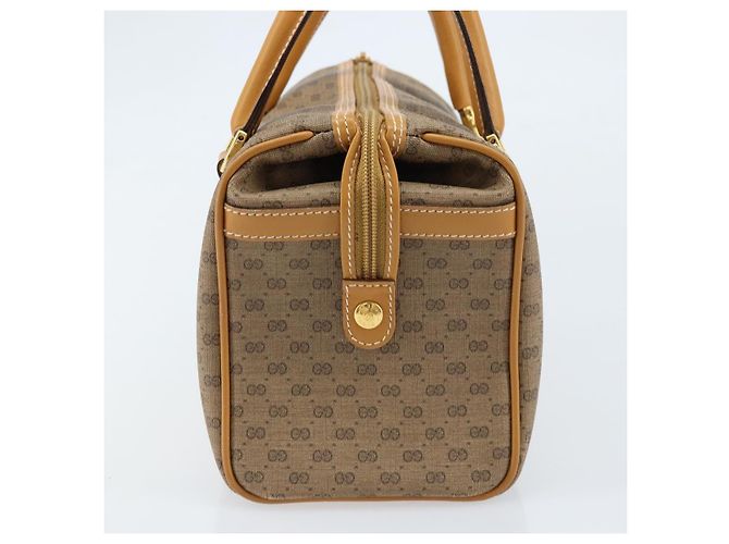 Gucci Bolso Boston Mini Micro GG Supreme en PVC Beige Dorado 000 39 0158 Auth ki6510 - view 4