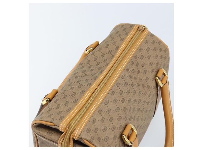 Gucci Bolso Boston Mini Micro GG Supreme en PVC Beige Dorado 000 39 0158 Auth ki6510 - view 6