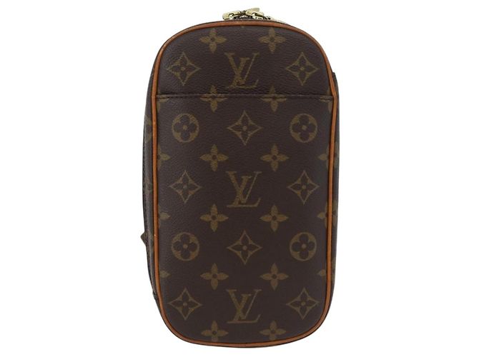 LOUIS VUITTON Monogram Pochette Gange Borsa a Spalla M51870 LV Auth ki6458 Monogramma - vista 13