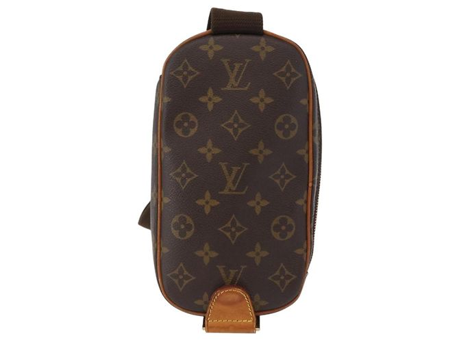 LOUIS VUITTON Monogram Pochette Gange Borsa a Spalla M51870 LV Auth ki6458 Monogramma - vista 2