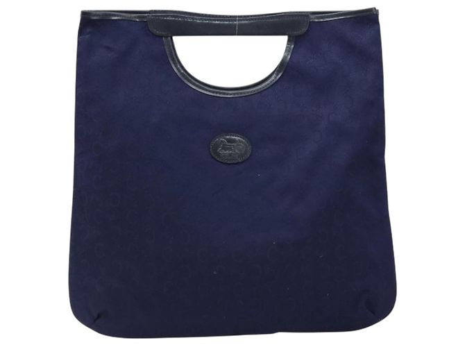 Céline CELINE C Macadam Canvas Handtasche in Marineblau, authentisch, bs33653 - Ansicht 13