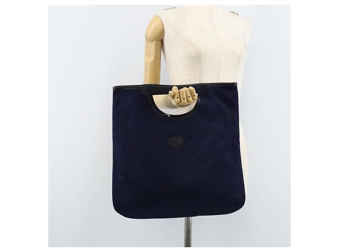 Céline CELINE C Macadam Canvas Handtasche in Marineblau, authentisch, bs33653 - Ansicht 19