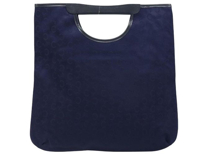 Céline CELINE C Macadam Canvas Handtasche in Marineblau, authentisch, bs33653 - Ansicht 2