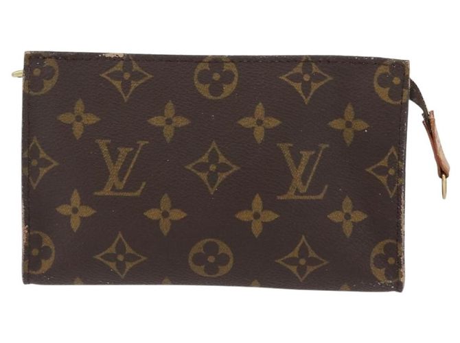 Bucket LOUIS VUITTON Monogramma Secchiello PM Pochette Accessorio LV Auth 172499 - vista 13