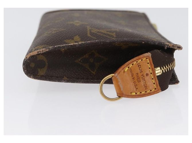 Bucket LOUIS VUITTON Monogramma Secchiello PM Pochette Accessorio LV Auth 172499 - vista 3