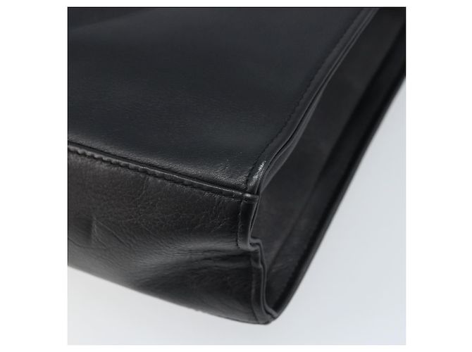 Borsa a Spalla Gianni Versace in Pelle Nera e Oro Auth BA10801 Nero D'oro - vista 16