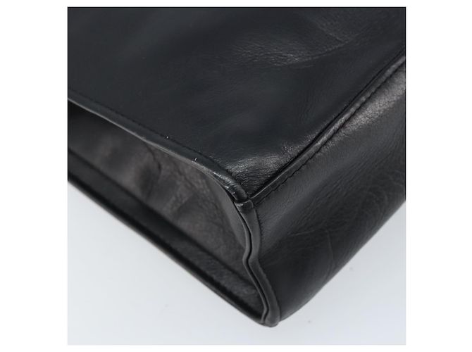 Borsa a Spalla Gianni Versace in Pelle Nera e Oro Auth BA10801 Nero D'oro - vista 17