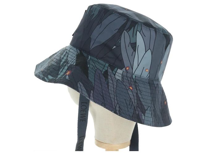 LOEWE - Studio Ghibli Cappello bucket Howl's Moving Castle in nylon Auth 166966SM Marrone - vista 3