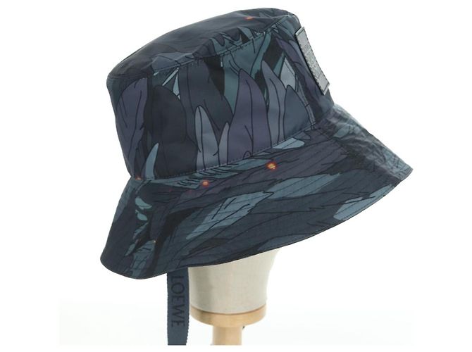 LOEWE - Studio Ghibli Cappello bucket Howl's Moving Castle in nylon Auth 166966SM Marrone - vista 4