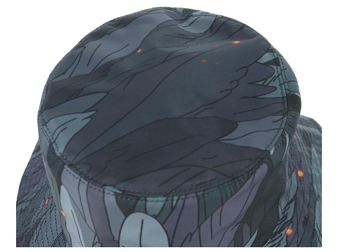 LOEWE - Studio Ghibli Cappello bucket Howl's Moving Castle in nylon Auth 166966SM Marrone - vista 5