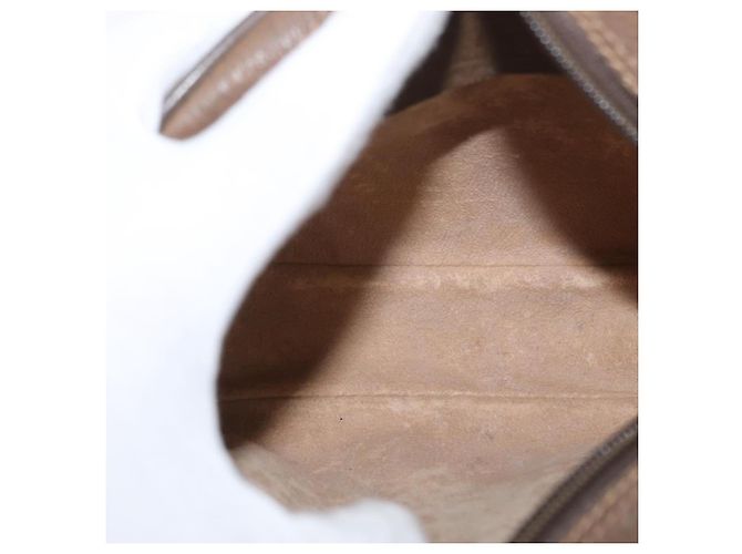 Borsa Sherry Line GG Supreme Web di GUCCI in PVC beige e oro 89 02 066 Auth 172511 D'oro - vista 11