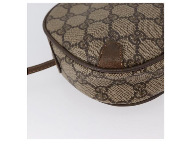 Borsa Sherry Line GG Supreme Web di GUCCI in PVC beige e oro 89 02 066 Auth 172511 D'oro - vista 16