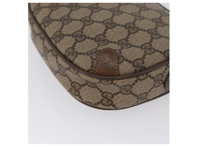 Borsa Sherry Line GG Supreme Web di GUCCI in PVC beige e oro 89 02 066 Auth 172511 D'oro - vista 17