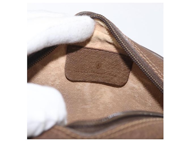 Borsa Sherry Line GG Supreme Web di GUCCI in PVC beige e oro 89 02 066 Auth 172511 D'oro - vista 18