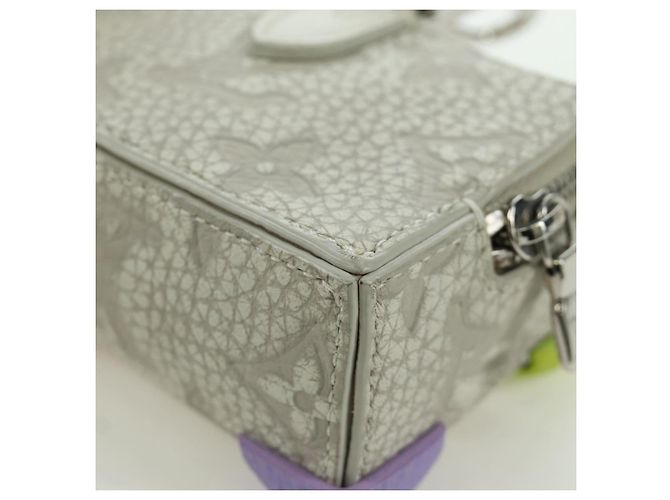 LOUIS VUITTON Monogram Taurillon Klettertasche Grau MP3383 LV Auth 167003SM Braun - Ansicht 17