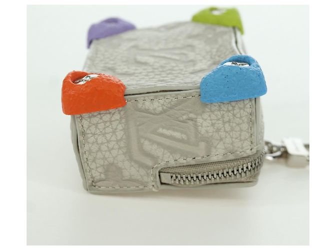 LOUIS VUITTON Monogram Taurillon Klettertasche Grau MP3383 LV Auth 167003SM Braun - Ansicht 4