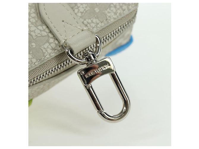 LOUIS VUITTON Monogram Taurillon Klettertasche Grau MP3383 LV Auth 167003SM Braun - Ansicht 8
