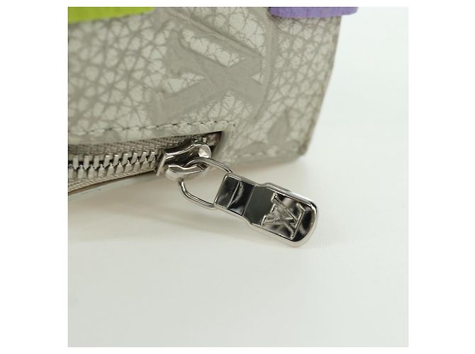 LOUIS VUITTON Monogram Taurillon Klettertasche Grau MP3383 LV Auth 167003SM Braun - Ansicht 9