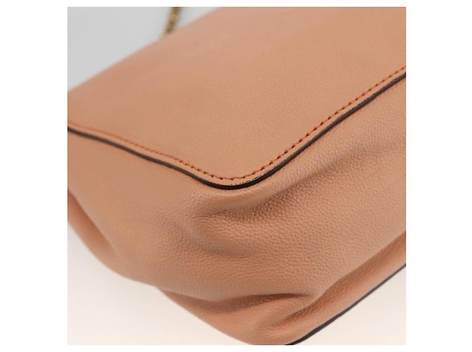 Chloé Chloe Chain Elsie Schultertasche aus Leder Rosa Gold Auth BA11036V - Ansicht 16