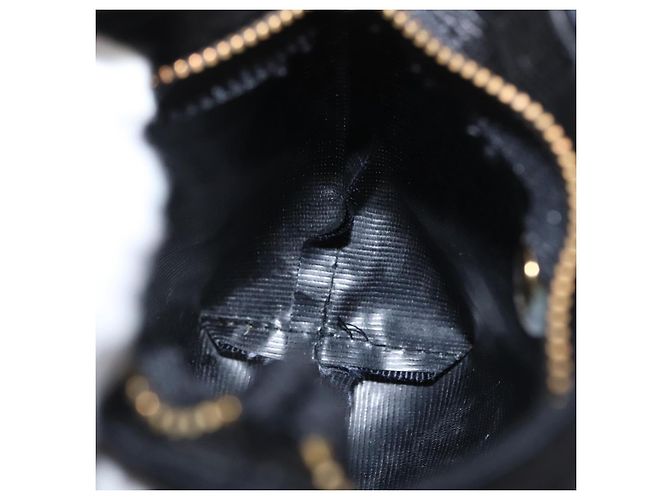Pochette Circolare CÉLINE Canvas Nero Oro Auth LNZ123A D'oro - vista 18