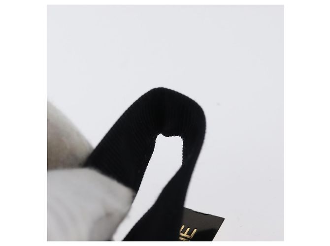 Pochette Circolare CÉLINE Canvas Nero Oro Auth LNZ123A D'oro - vista 8