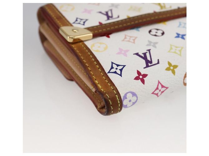 LOUIS VUITTON Multicolor Geldbörse Scheine Kreditkarten M92983 Auth LNZ364 Weiß - Ansicht 14