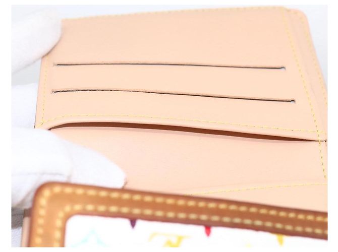 LOUIS VUITTON Multicolor Geldbörse Scheine Kreditkarten M92983 Auth LNZ364 Weiß - Ansicht 17
