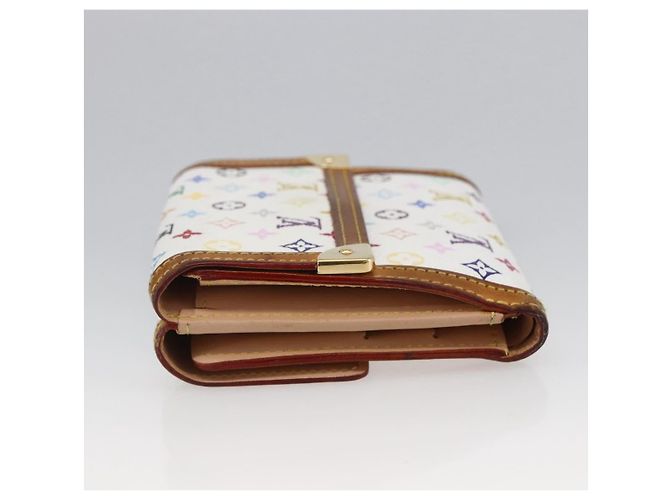 LOUIS VUITTON Multicolor Geldbörse Scheine Kreditkarten M92983 Auth LNZ364 Weiß - Ansicht 3