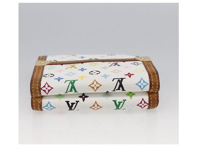LOUIS VUITTON Multicolor Geldbörse Scheine Kreditkarten M92983 Auth LNZ364 Weiß - Ansicht 5