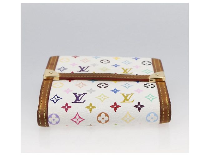 LOUIS VUITTON Multicolor Geldbörse Scheine Kreditkarten M92983 Auth LNZ364 Weiß - Ansicht 6