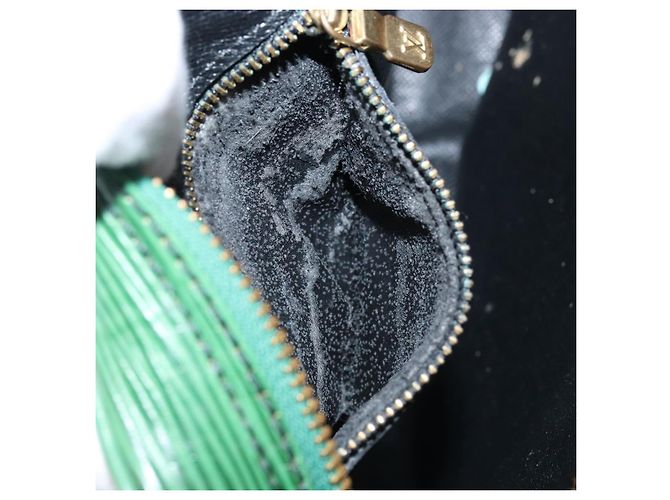 LOUIS VUITTON Borsa a Spalla Epi Jeune Fille MM Verde M52154 LV Auth LNZ042 - vista 11