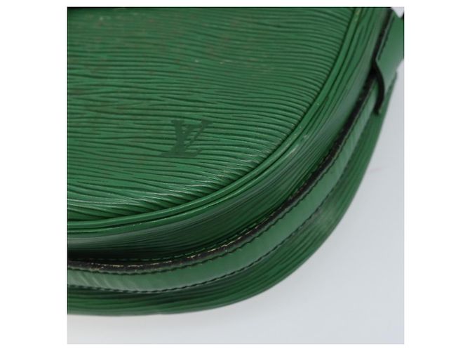LOUIS VUITTON Borsa a Spalla Epi Jeune Fille MM Verde M52154 LV Auth LNZ042 - vista 14