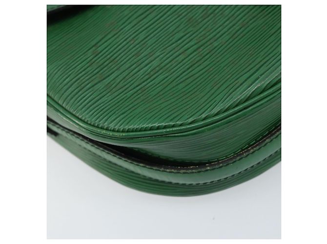 LOUIS VUITTON Borsa a Spalla Epi Jeune Fille MM Verde M52154 LV Auth LNZ042 - vista 15
