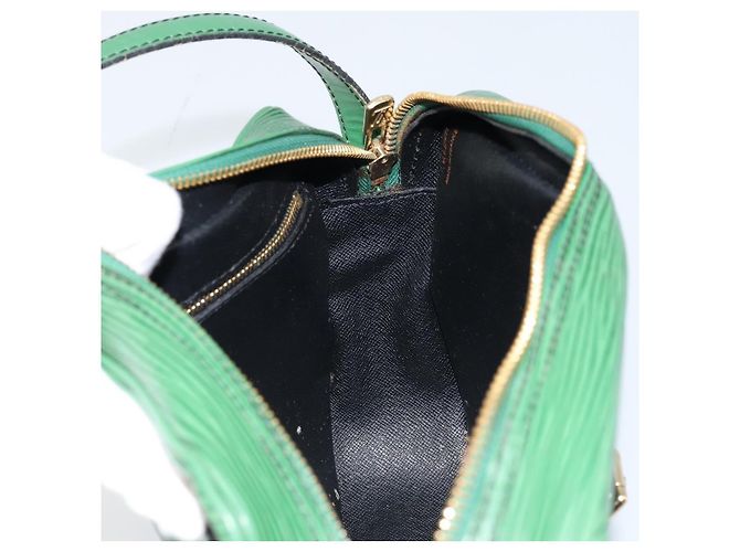 LOUIS VUITTON Borsa a Spalla Epi Jeune Fille MM Verde M52154 LV Auth LNZ042 - vista 21