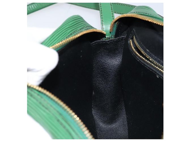 LOUIS VUITTON Borsa a Spalla Epi Jeune Fille MM Verde M52154 LV Auth LNZ042 - vista 22
