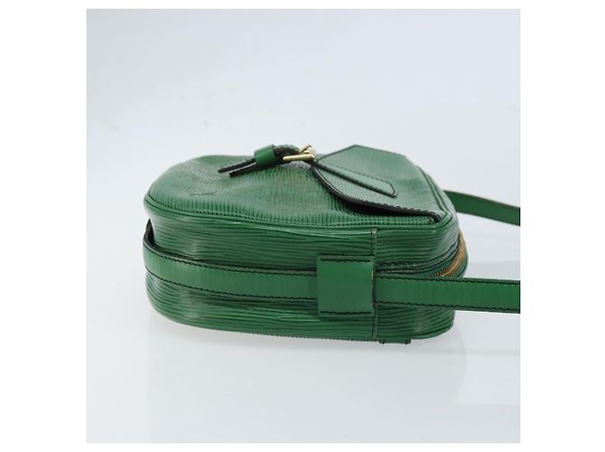 LOUIS VUITTON Borsa a Spalla Epi Jeune Fille MM Verde M52154 LV Auth LNZ042 - vista 3