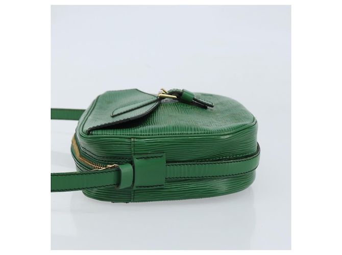 LOUIS VUITTON Borsa a Spalla Epi Jeune Fille MM Verde M52154 LV Auth LNZ042 - vista 4