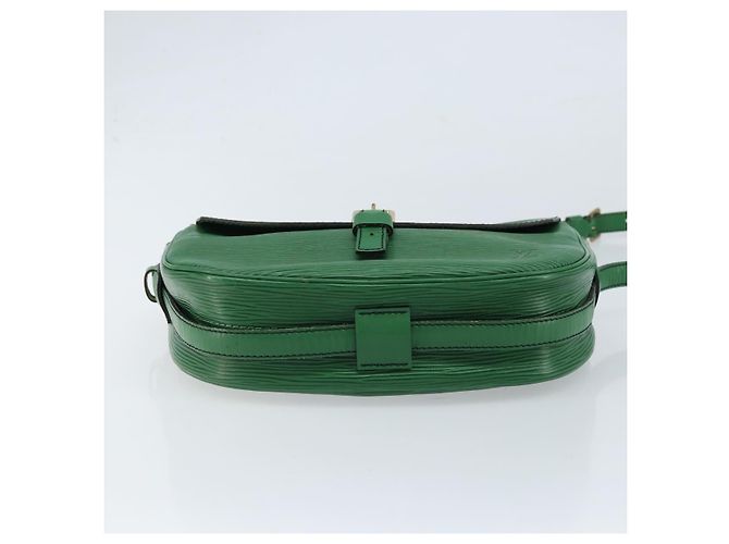 LOUIS VUITTON Borsa a Spalla Epi Jeune Fille MM Verde M52154 LV Auth LNZ042 - vista 5